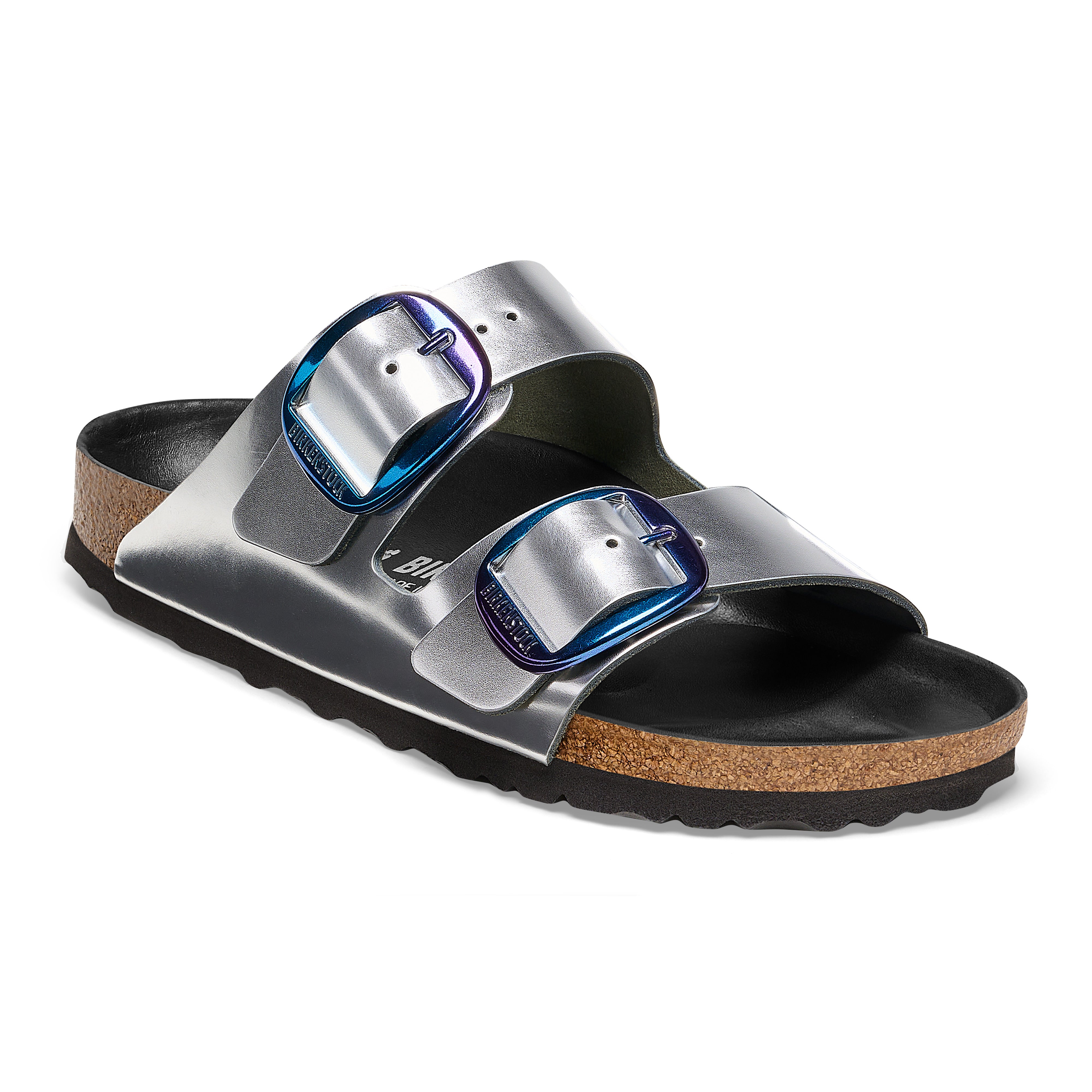 Arizona Big Buckle Metallic Silver