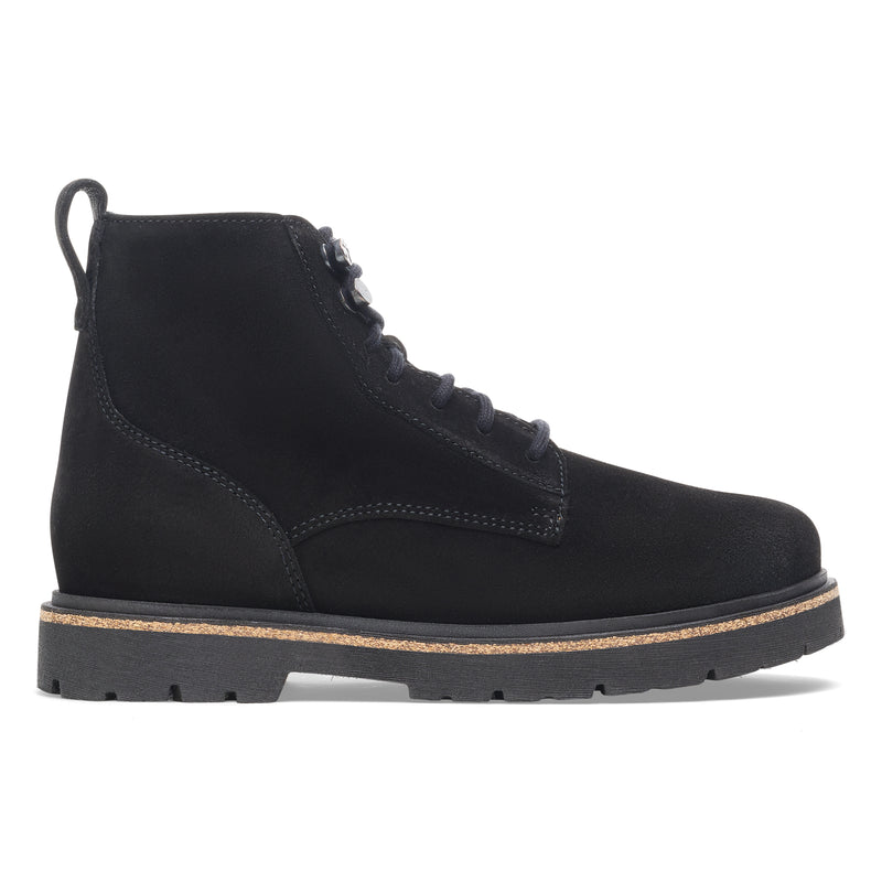 Highwood Lace Mid Men Suede Leather schwarz