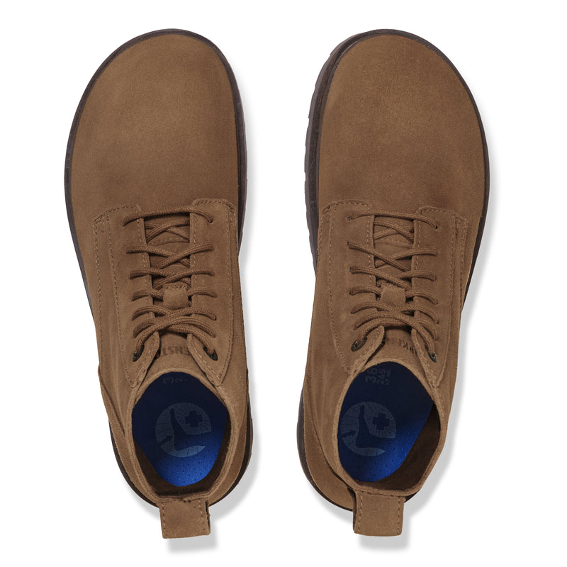 Highwood Lace Mid Damen Veloursleder Dark Tea