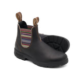 Blundstone 1409 Stout Brown with Striped Elastic (500 Series)