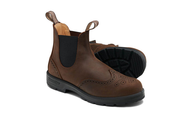 Blundstone 2444 Brogued Antique Brown Leather (Classics Series)