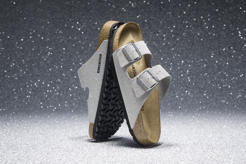 Arizona Shiny Glitter Silver Synthetik