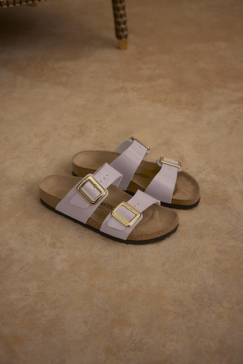 Sydney Cushion Buckle Birko-Flor Lack Faded Purple