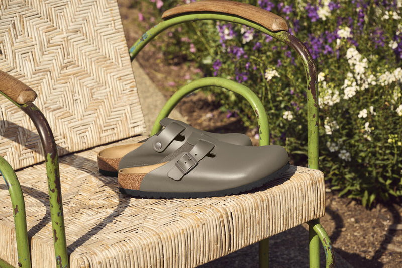 Boston Naturleder Concrete Gray
