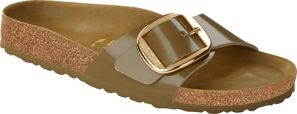 Madrid Big Buckle High Shine Mud Green
