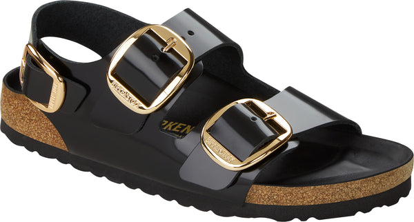 Milano Big Buckle High Shine Black
