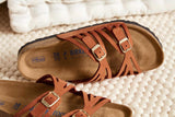Granada Nubukleder Pecan Weichbettung